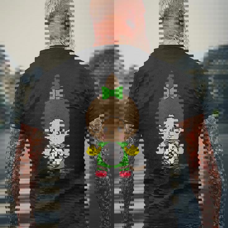 モンチッチグラフィック メンズTシャツ バックプリント 高齢者への贈り物