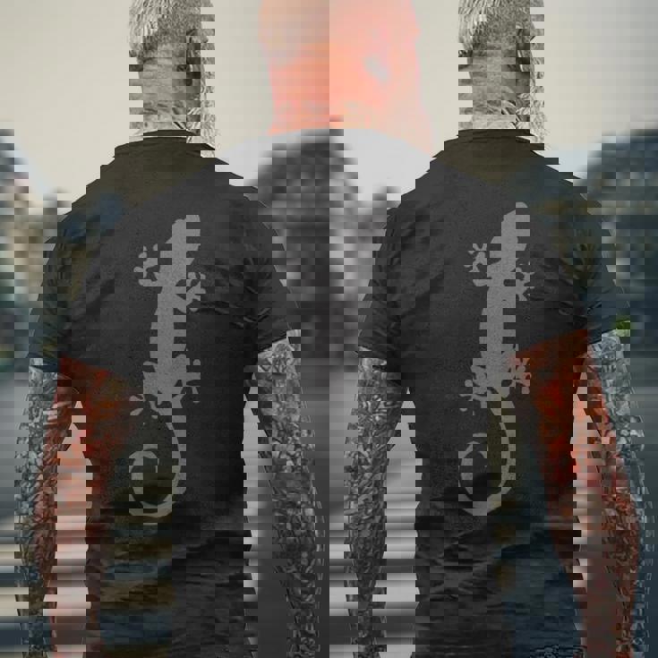 ヤモリシャツ トカゲ シルエット ポケット ロゴ クール メンズ キッズ ボーイズ メンズTシャツ バックプリント 高齢者への贈り物