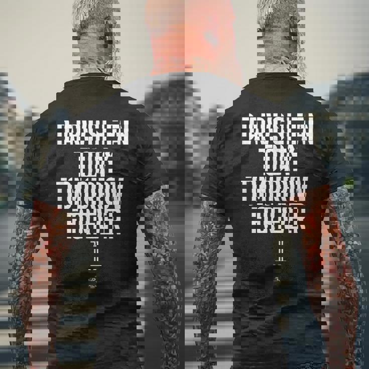 ユウ・ダルビッシュ・トゥデイ・トゥモロー・フォーエバー・ゲームデー メンズTシャツ バックプリント 高齢者への贈り物