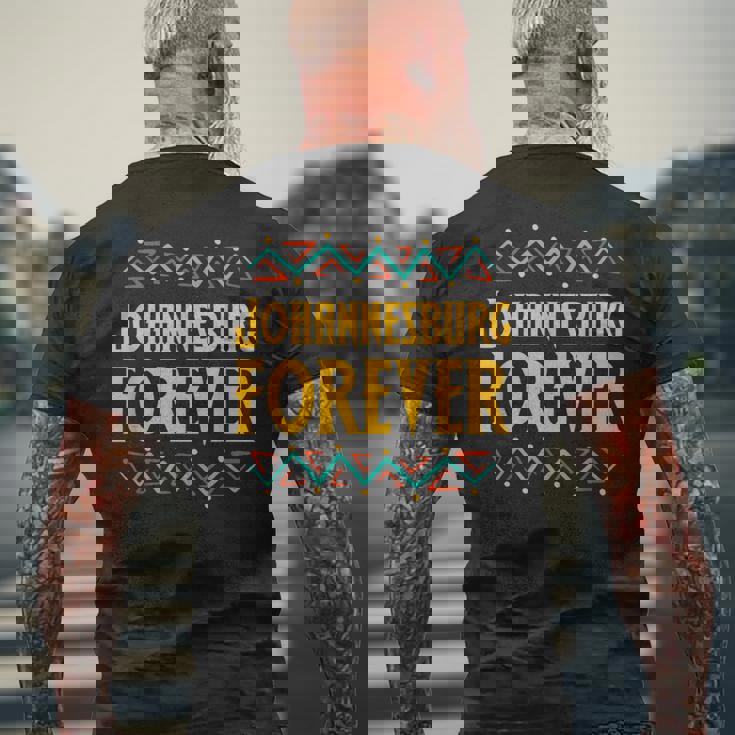 ヨハネスブルグ フォーエバー ギフト&ギフト メンズTシャツ バックプリント 高齢者への贈り物