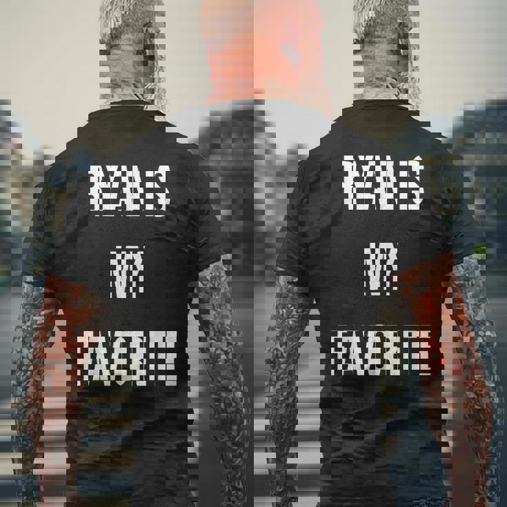 ライアンは私のお気に入り メンズTシャツ バックプリント 高齢者への贈り物