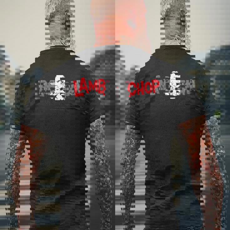 ラムチョップ ヴィンテージ メンズTシャツ バックプリント 高齢者への贈り物