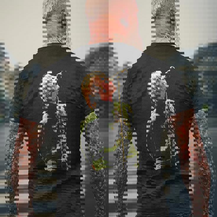 リアム・ギャラガーとオアシス・アット・バッチ城 1996 メンズTシャツ バックプリント 高齢者への贈り物