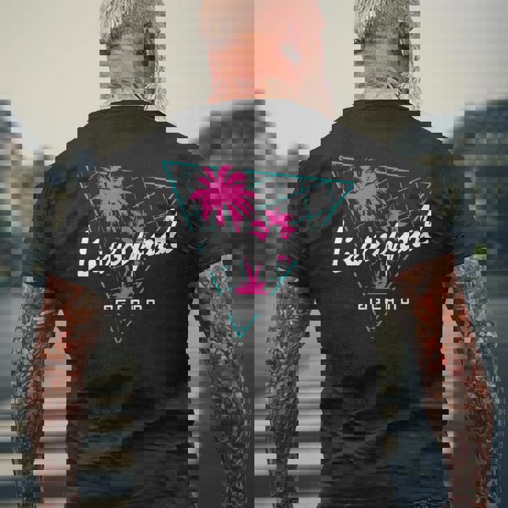 リバプールイングランドレトロ80年代tシャツ メンズTシャツ バックプリント 高齢者への贈り物