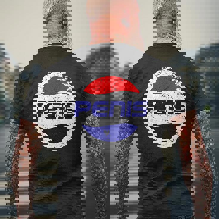 リフレッシュペニス飲料 面白いディックジョーク メンズTシャツ バックプリント 高齢者への贈り物