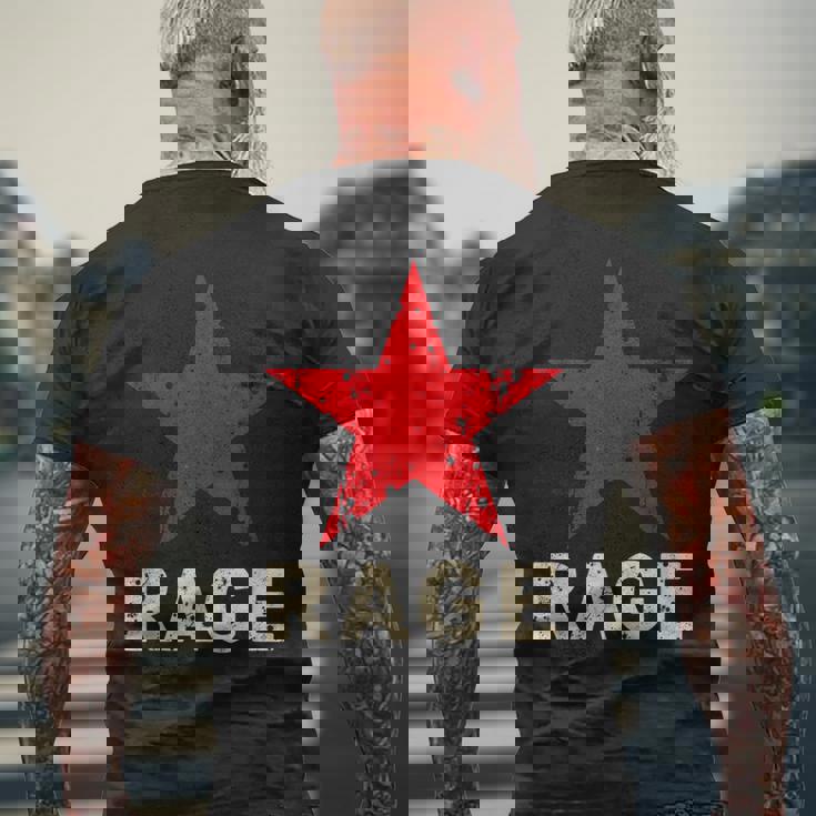 レイジ・アゲインスト・ザ・ミュージック ヴィンテージマシンスタイル メンズTシャツ バックプリント 高齢者への贈り物