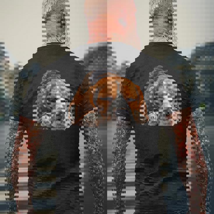 レイジービーグル メンズTシャツ バックプリント 高齢者への贈り物