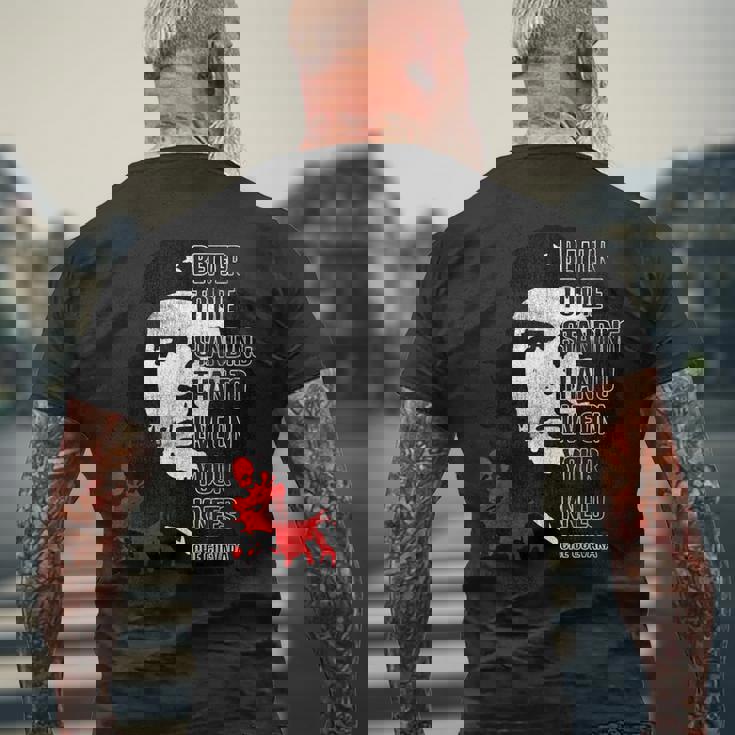 レトロ チェ・ゲバラアドミラー 革命的な引用句 ミーム メンズTシャツ バックプリント 高齢者への贈り物