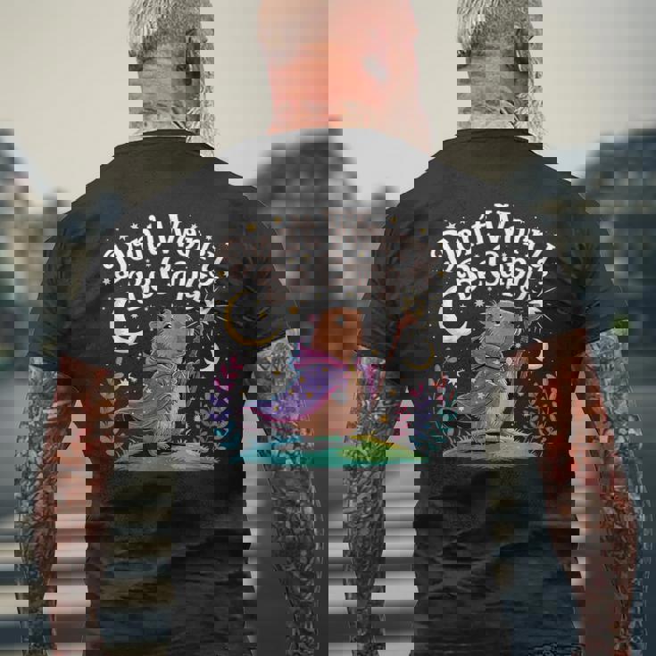 レトロ ドントウォーリー Be Capy ファニーカピバラ メンズ ボーイズ キッズ レディース メンズTシャツ バックプリント 高齢者への贈り物