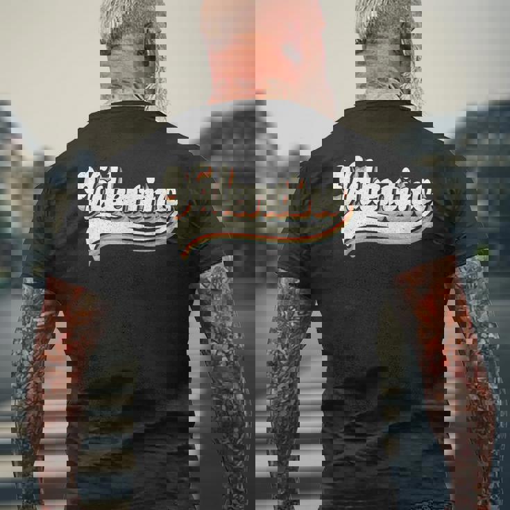 レトロ ヴィンテージ ヴァレンティーノ メンズTシャツ バックプリント 高齢者への贈り物