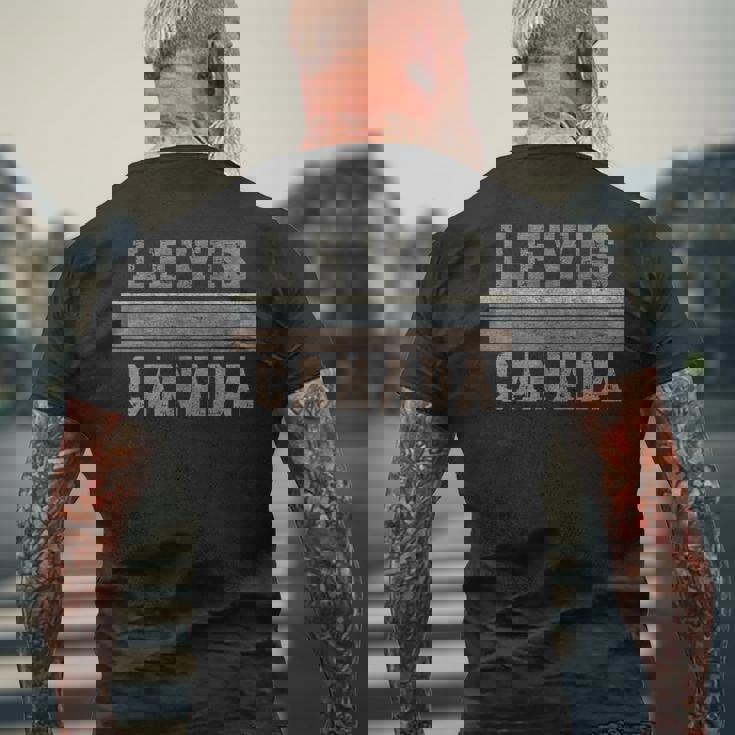 レトロ・リーバイス・カナダ メンズTシャツ バックプリント 高齢者への贈り物