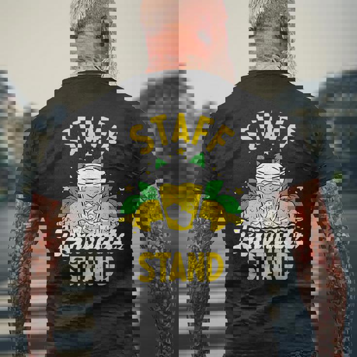 レモネードスタンド スタッフ レモネードスタンド Ceo レモネードメーカー メンズTシャツ バックプリント 高齢者への贈り物