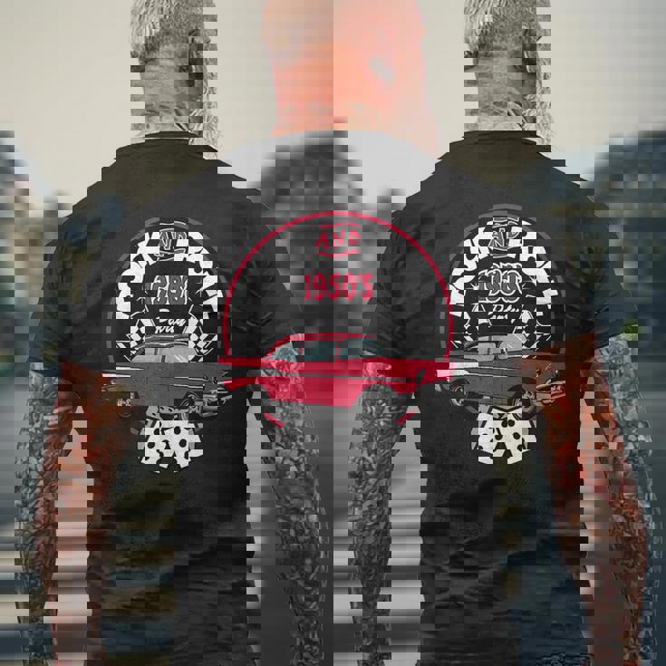 ロカビリーock Hop Dance 1950年代 パーティーコスチューム Doo Wop 50年代 メンズTシャツ バックプリント 高齢者への贈り物