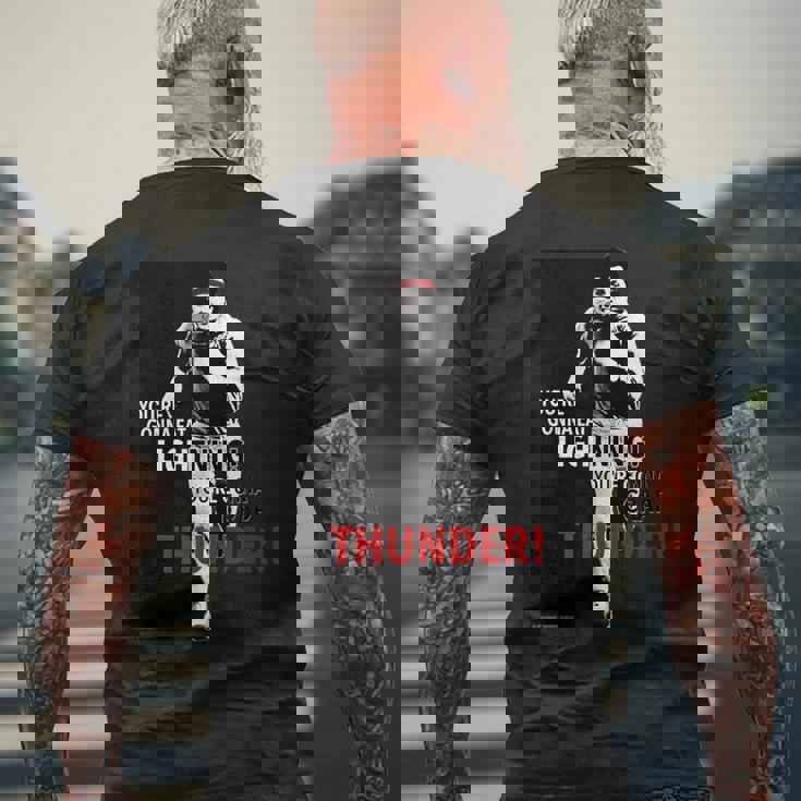 ロッキー・ユー・ゴナ・ゴナ・イーツライトニング メンズTシャツ バックプリント 高齢者への贈り物