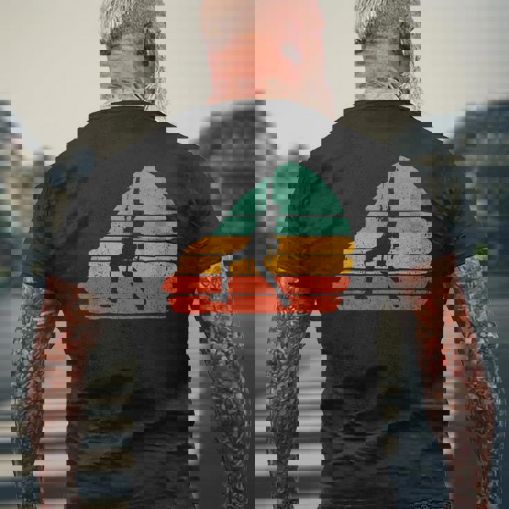 ロッククライミング レトロスタイル ボルダリング メンズTシャツ バックプリント 高齢者への贈り物