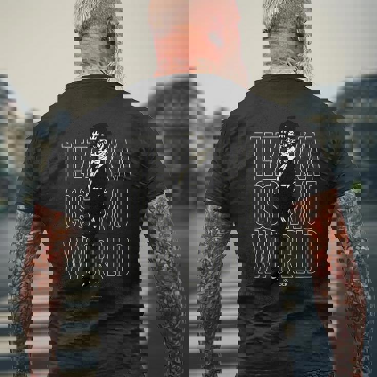 ロック・ホーム Heroes3ロック Ctezuka Productions メンズTシャツ バックプリント 高齢者への贈り物