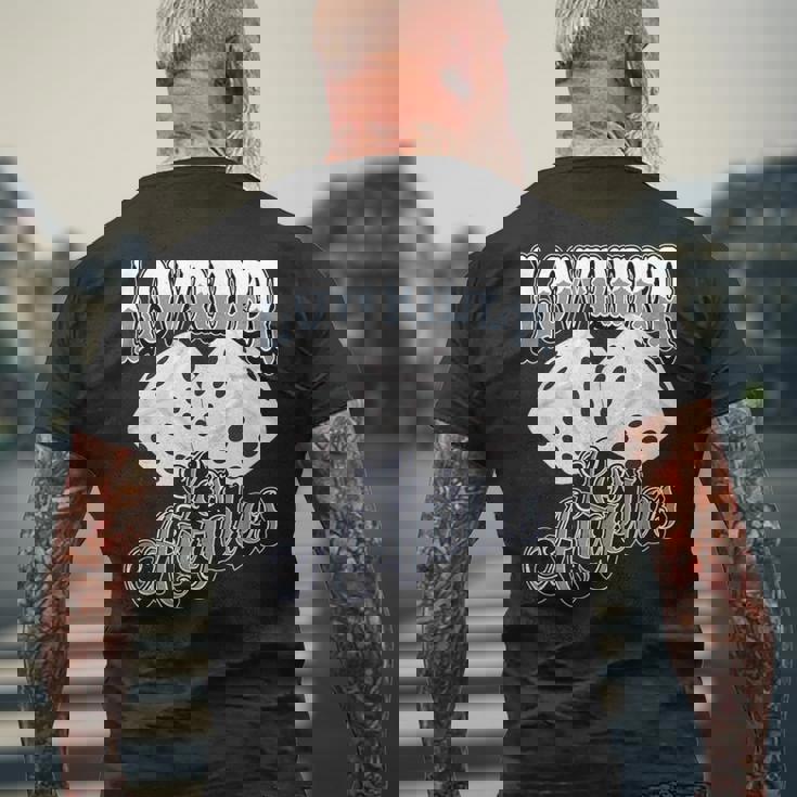 ローライダー・ダド、LAチカーノ ダイス、ロサンゼルス ローライダー スタイル メンズTシャツ バックプリント 高齢者への贈り物