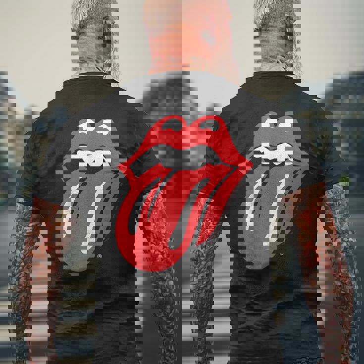 ローリングストーンズ 公式クラシックタン メンズTシャツ バックプリント 高齢者への贈り物