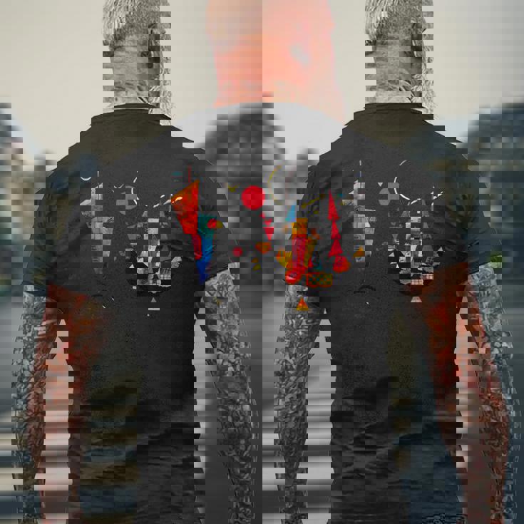 ワシリー・カンディンスキー1929による有無 メンズTシャツ バックプリント 高齢者への贈り物