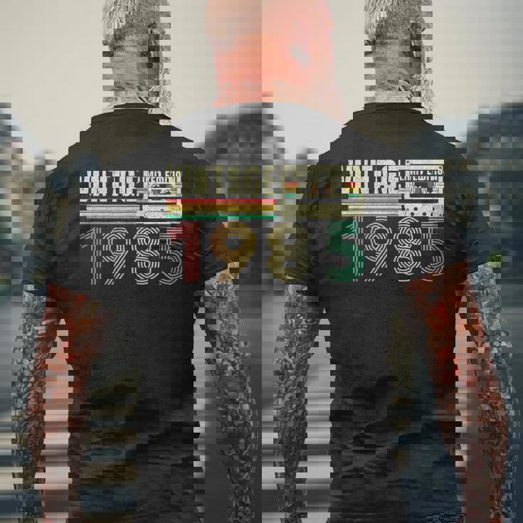 ヴィンテージ 1985 39歳の誕生日 39歳の誕生日プレゼント メンズTシャツ バックプリント 高齢者への贈り物