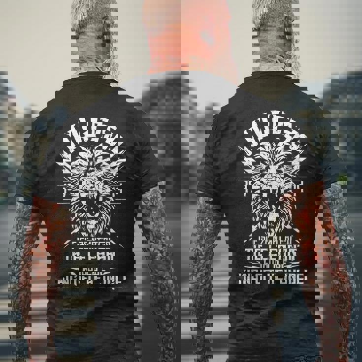 ヴィンテージ Bjj ライオン ブラジリアン柔術 Bjj メンズTシャツ バックプリント 高齢者への贈り物