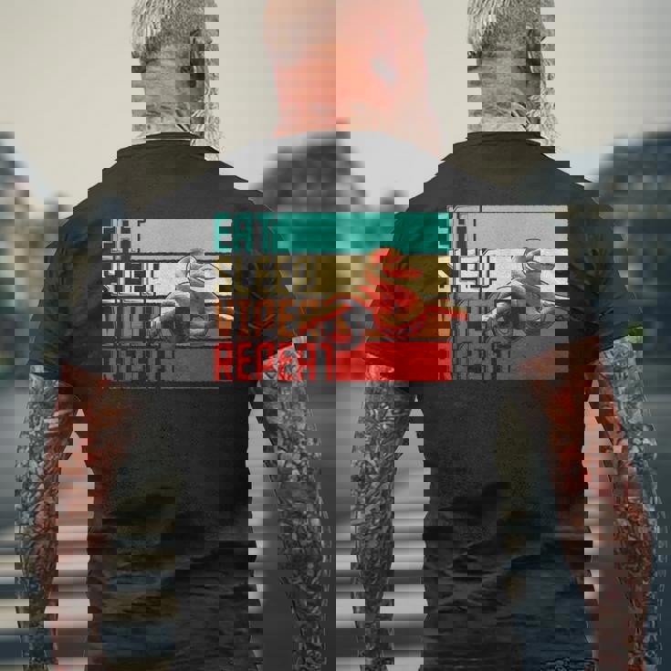 ヴィンテージ Eatleep Repeatiper メンズTシャツ バックプリント 高齢者への贈り物