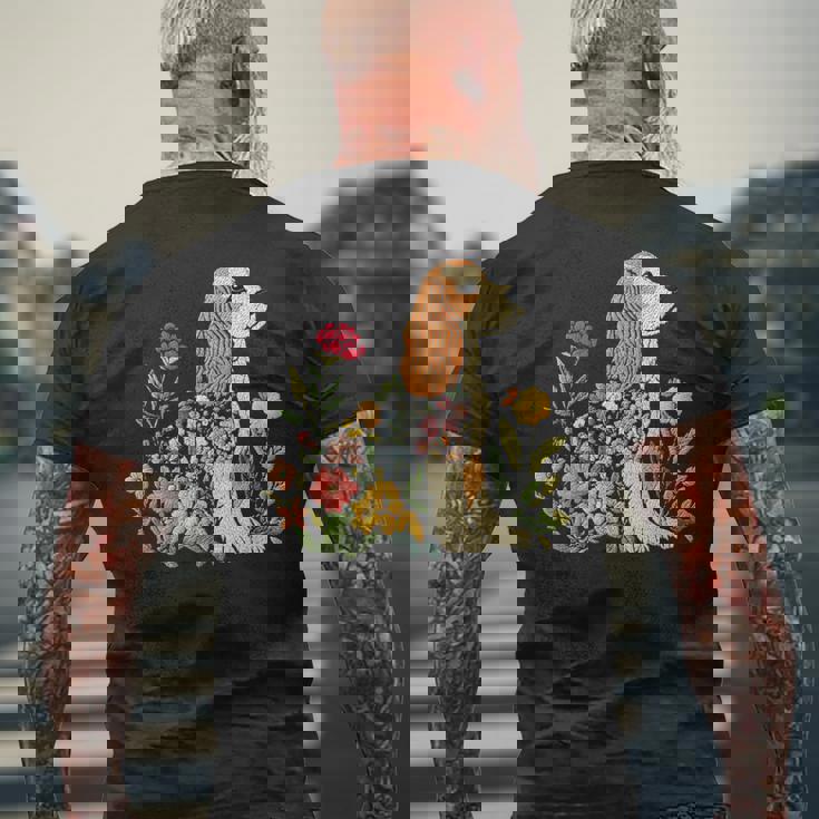 ヴィンテージ コッカー スパニエル ママ 犬 飼い主 母の日 メンズTシャツ バックプリント 高齢者への贈り物