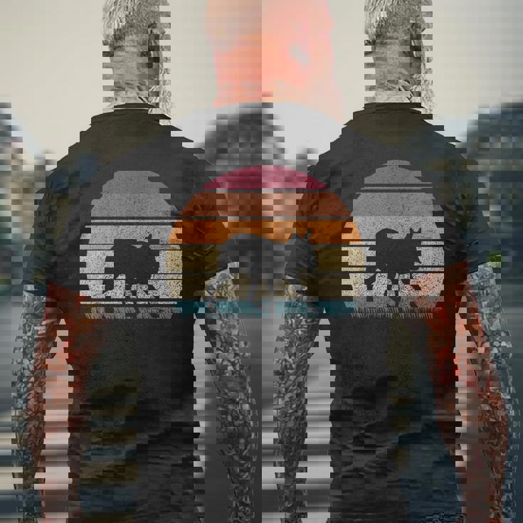 ヴィンテージ レトロ サンセット パタゴニア マーラ 恋人 アンティーク調 メンズTシャツ バックプリント 高齢者への贈り物