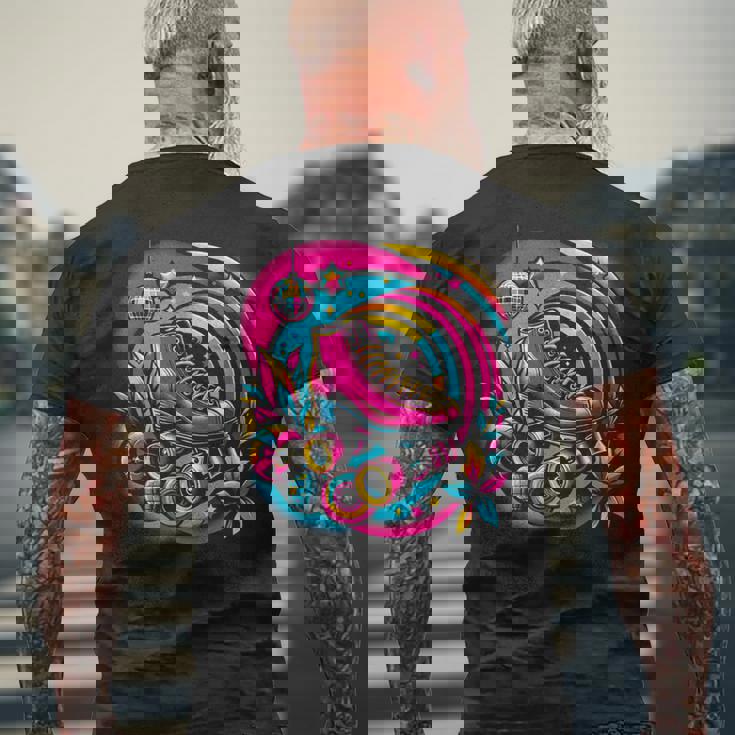 ヴィンテージスケート メンズTシャツ バックプリント 高齢者への贈り物