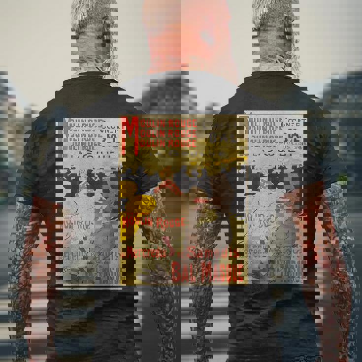 ヴィンテージポスター トゥールーズロートレック レトロtシャツ メンズTシャツ バックプリント 高齢者への贈り物