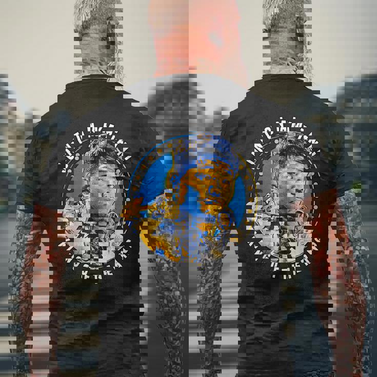 中谷純斗 トリビュート、未来のボクサー メンズTシャツ バックプリント 高齢者への贈り物