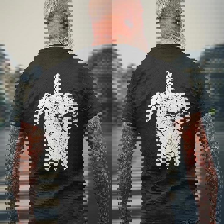 亀 かめ カメ 龜 亀甲 亀の子 かっこいい 可愛い かわいい 海亀 海 うみ 罅 ひび 隙間 動物 ペット 爬虫類 長袖tシャツ メンズTシャツ バックプリント 高齢者への贈り物