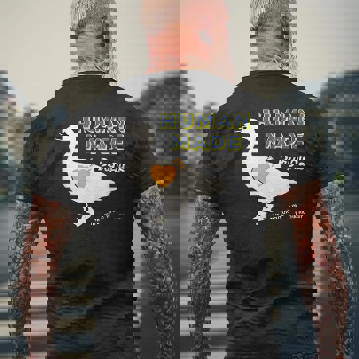 人造ドライオールズ 未来は過去 メンズTシャツ バックプリント 高齢者への贈り物