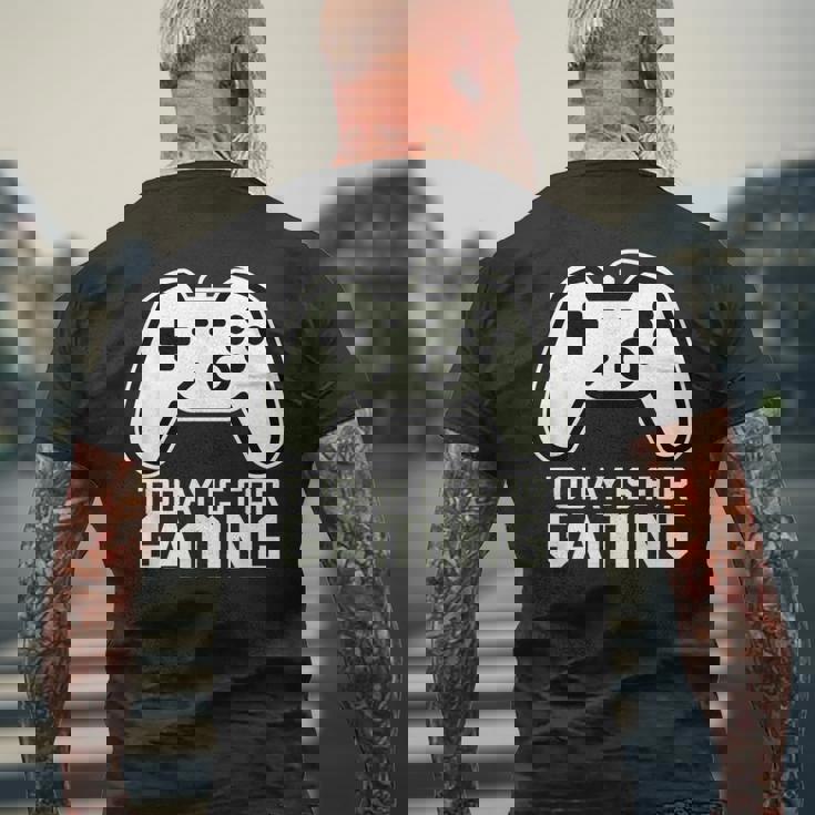 今日はゲーマーギアビデオゲーム用ゲームアパレルです。 メンズTシャツ バックプリント 高齢者への贈り物