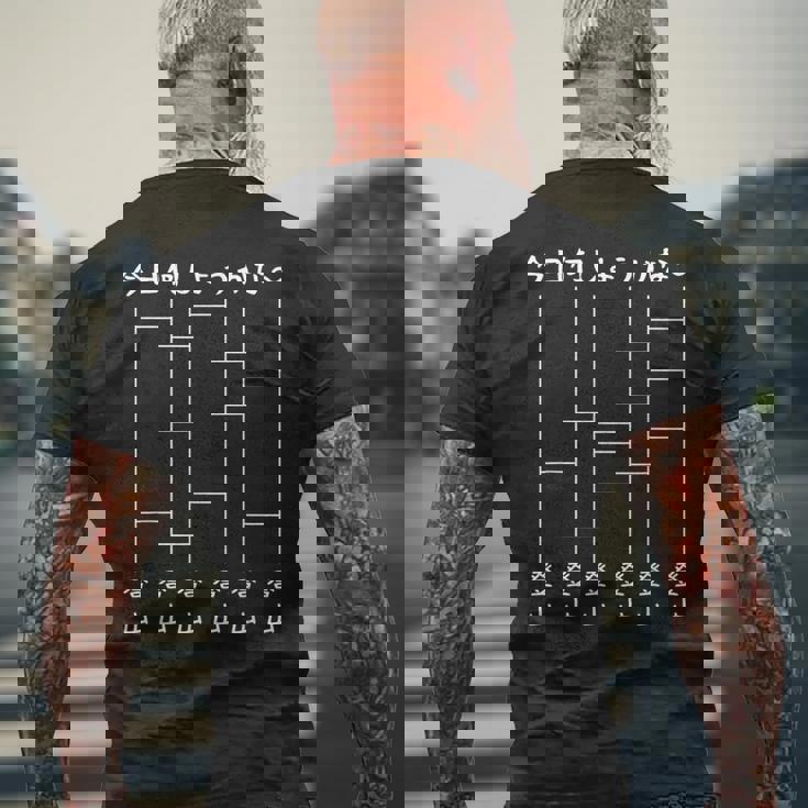 今日何しようかな 登山 あみだくじ おもしろ 面白い ギャグ ネタ ウケ狙い 笑える メンズTシャツ バックプリント 高齢者への贈り物