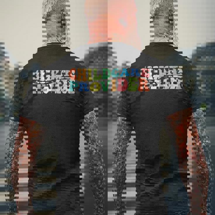 保育士 保育士 メンズTシャツ バックプリント 高齢者への贈り物