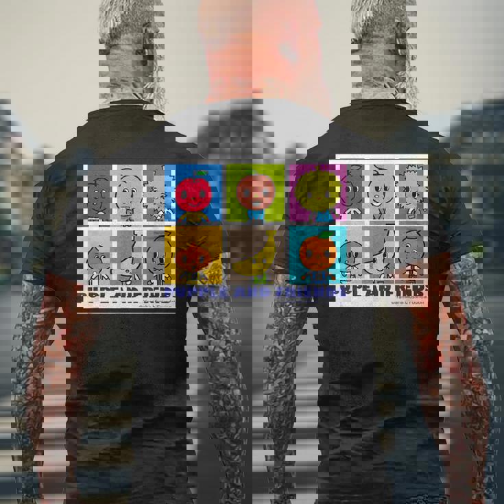 元気いっぱいおともだち メンズTシャツ バックプリント 高齢者への贈り物