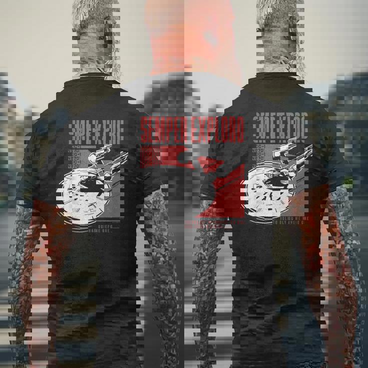 公式スタートレック ゼンパー・エクスプローロ メンズTシャツ バックプリント 高齢者への贈り物