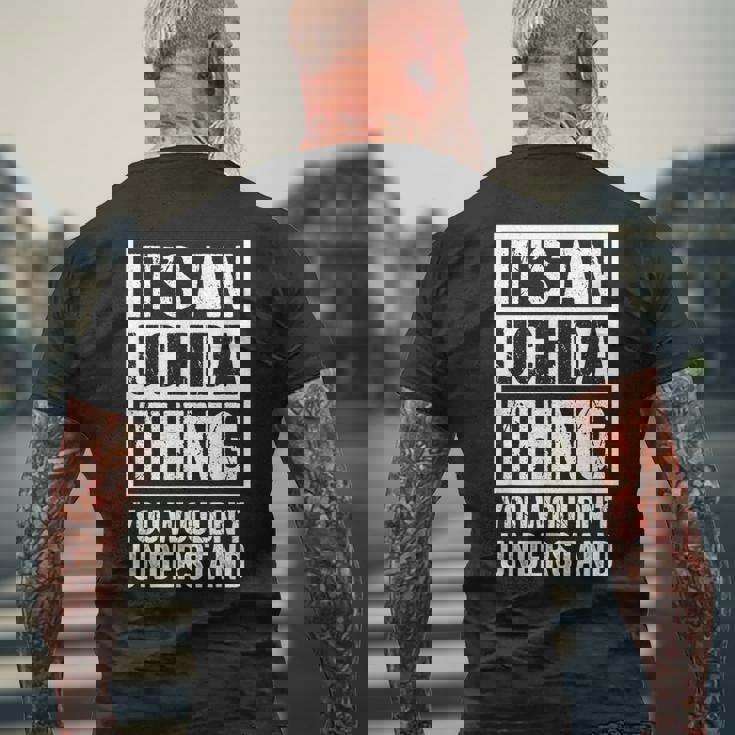 内田苗字名字 An Uchida Thing You Wouldn't Understand Family Name メンズTシャツ バックプリント 高齢者への贈り物