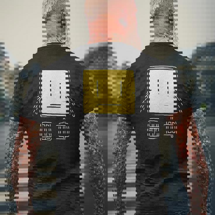 前背両面おもしろプリント「田中」 メンズTシャツ バックプリント 高齢者への贈り物