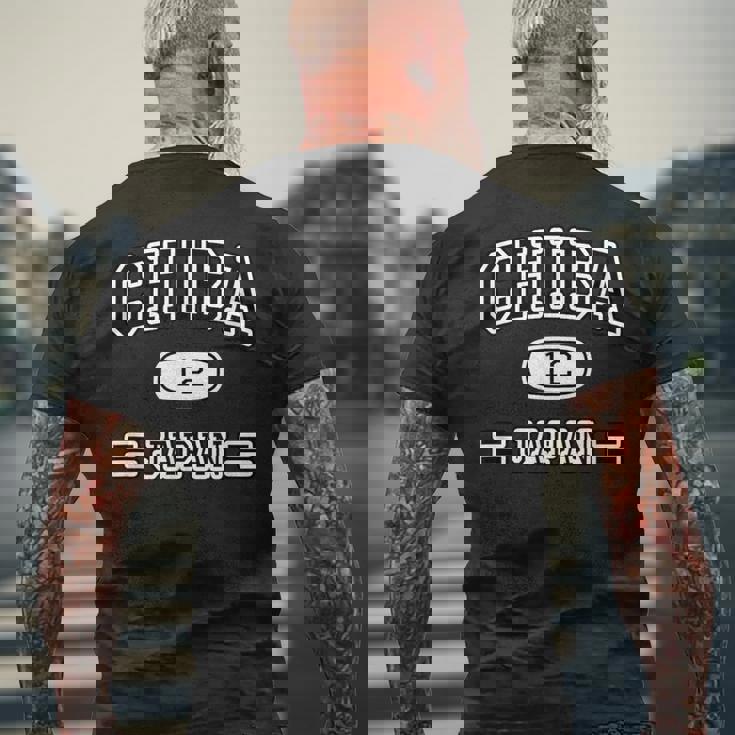 千葉 Chiba【チームユニフォーム】Jimo-T ジモティ 地元愛 お土産 面白い かっこいい メンズTシャツ バックプリント 高齢者への贈り物