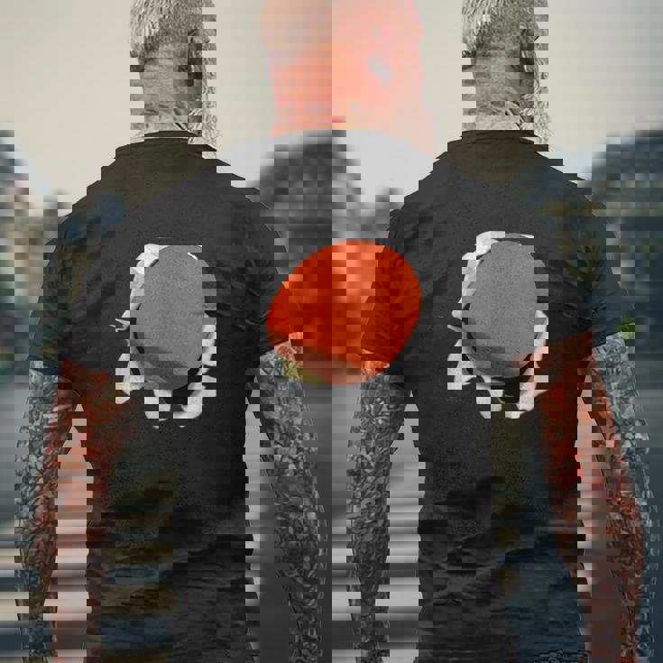 卓球 ラケット 面白いtシャツ ピンポン おもしろ 服 ネタ メンズ 卓球部 おもしろグッズ 大人 子供 メンズTシャツ バックプリント 高齢者への贈り物