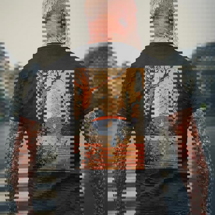 古典的なおとぎ話の保育園は壁にハンプティダンプティ土をライムズ メンズTシャツ バックプリント 高齢者への贈り物