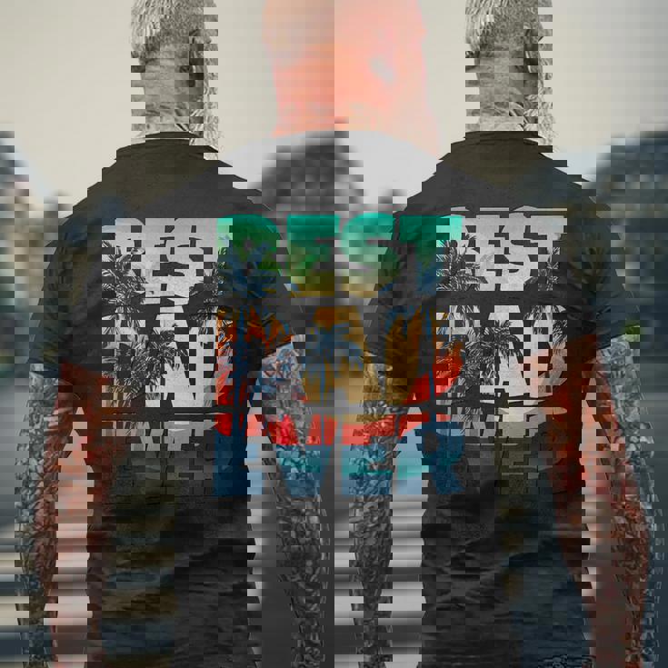 史上最高のお父さん メンズTシャツ バックプリント 高齢者への贈り物