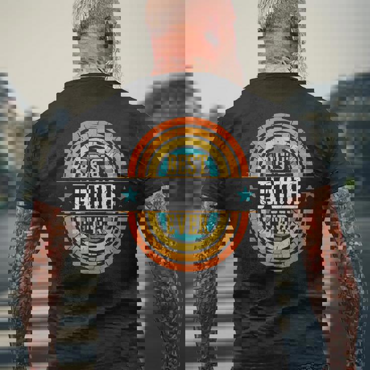 史上最高のジェイコブ 面白いジェイコブの名前 メンズTシャツ バックプリント 高齢者への贈り物