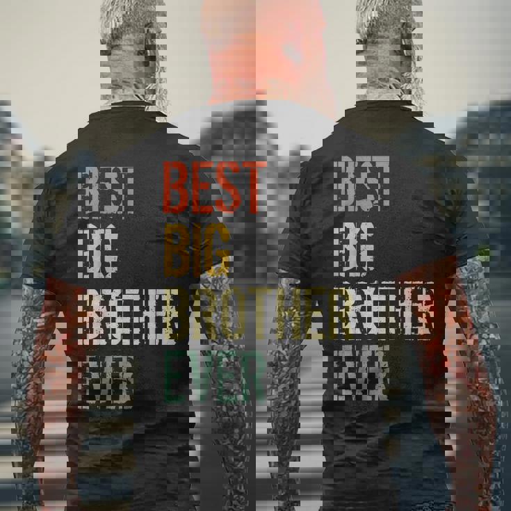 史上最高の兄貴 メンズTシャツ バックプリント 高齢者への贈り物