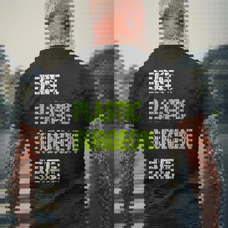 史上最高の形成外科医 メンズTシャツ バックプリント 高齢者への贈り物