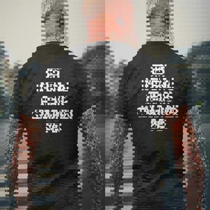 史上最高の総務司令官 メンズTシャツ バックプリント 高齢者への贈り物