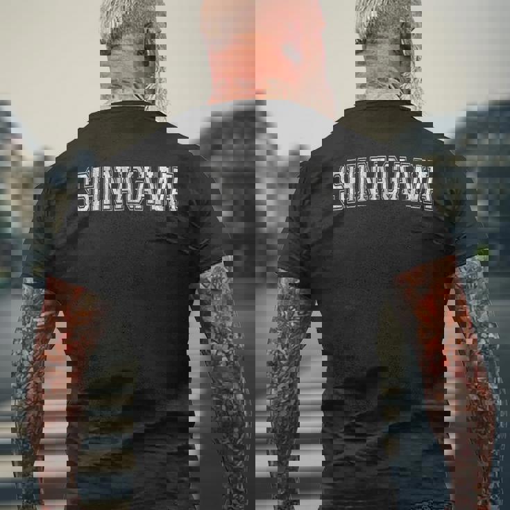 品川日本 メンズTシャツ バックプリント 高齢者への贈り物