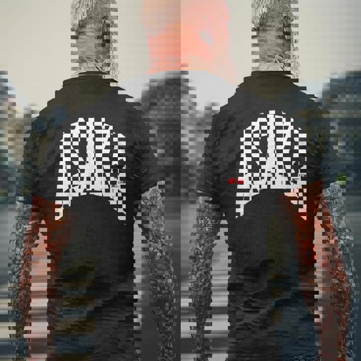 埼玉 市ティ 朝霞市 メンズTシャツ バックプリント 高齢者への贈り物